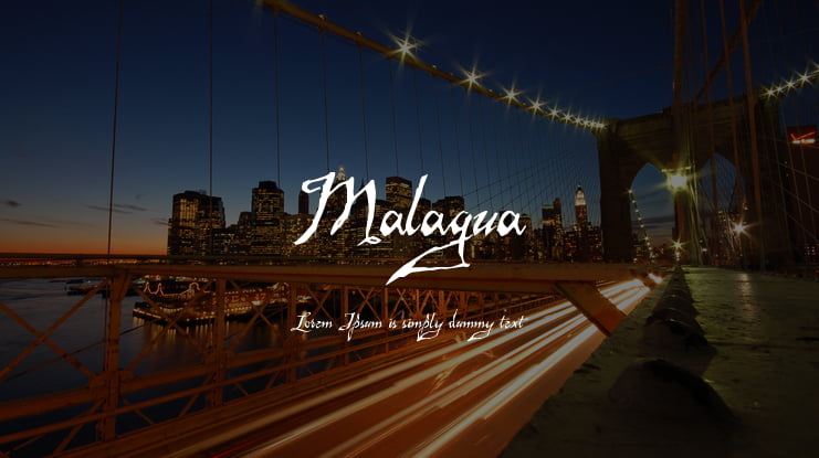 Malagua Font