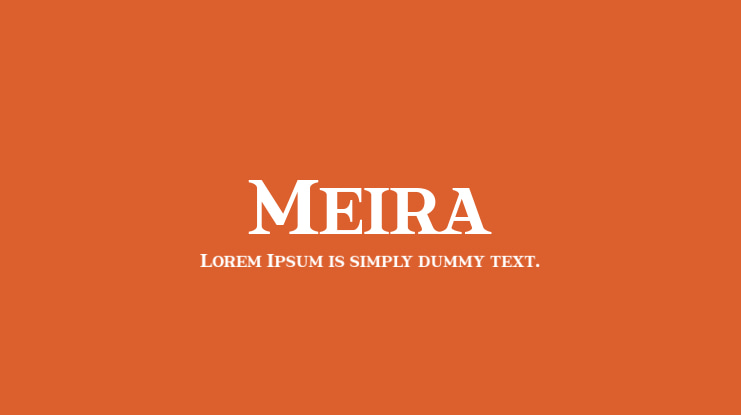 Meira Font