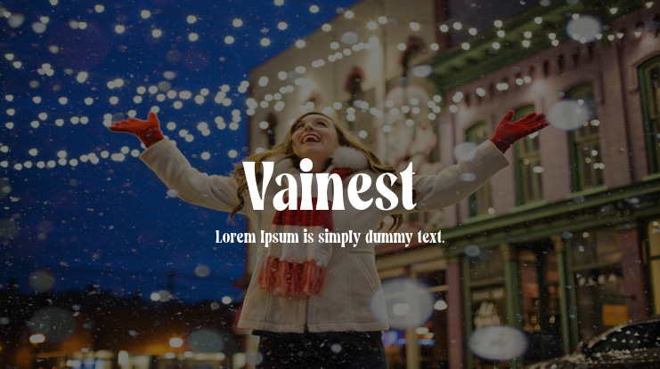 Vainest Font