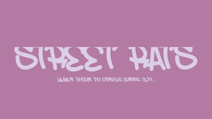 Street Rats Font