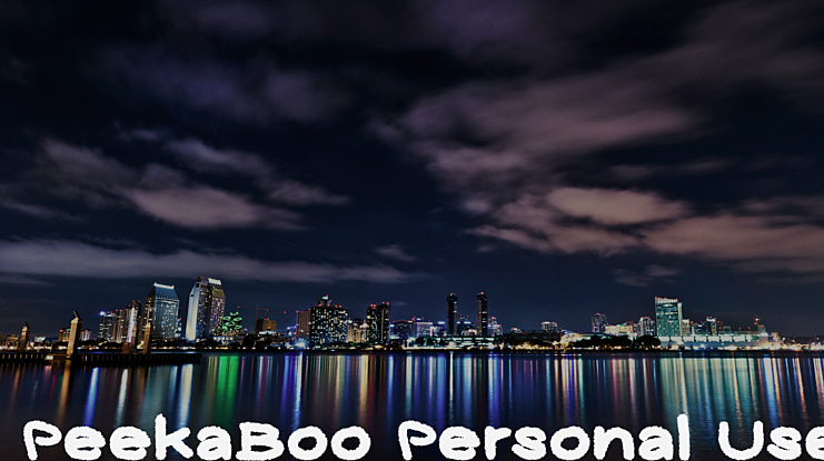 PeekaBoo Personal Use Font
