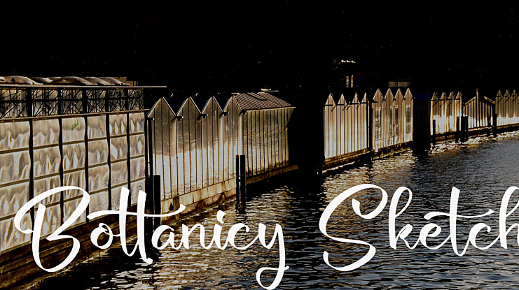 Bottanicy Sketch Font