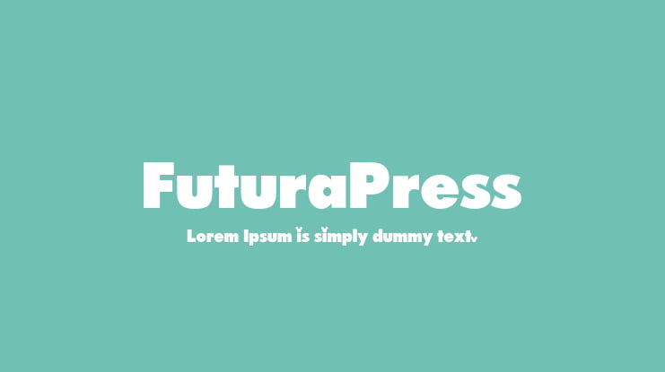FuturaPress Font