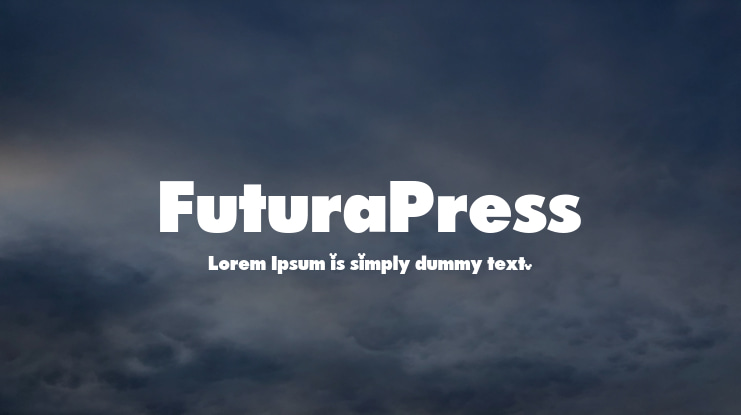 FuturaPress Font