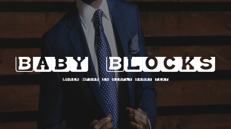 Baby Blocks Font