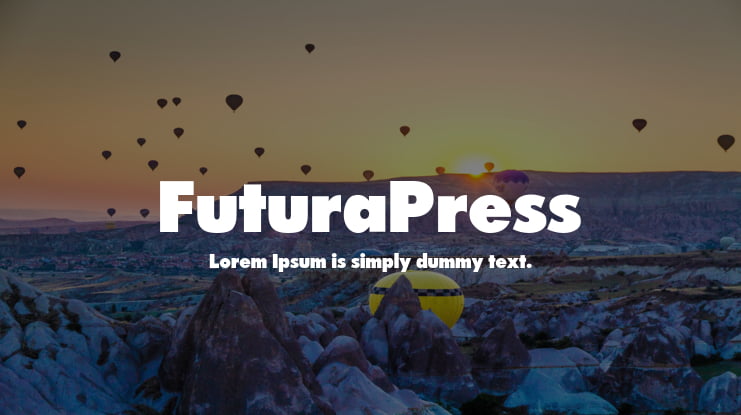 FuturaPress Font