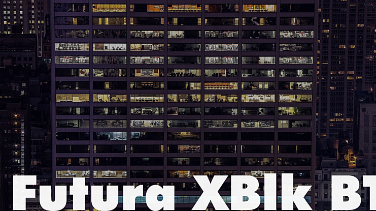 Futura XBlk BT Font