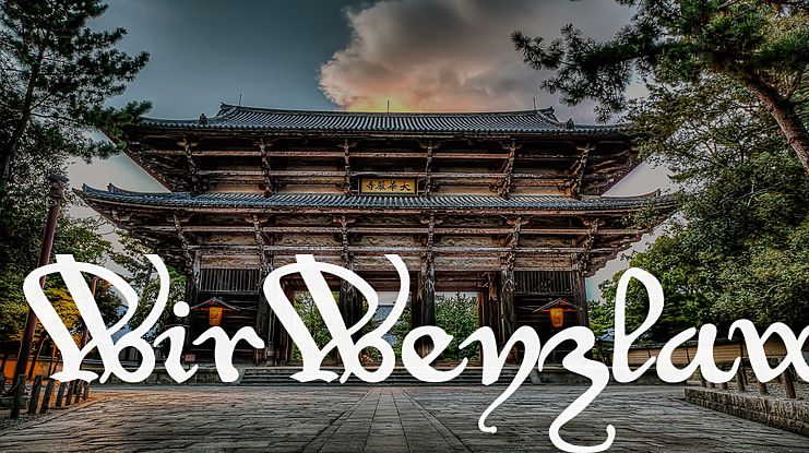 WirWenzlaw Rough Font