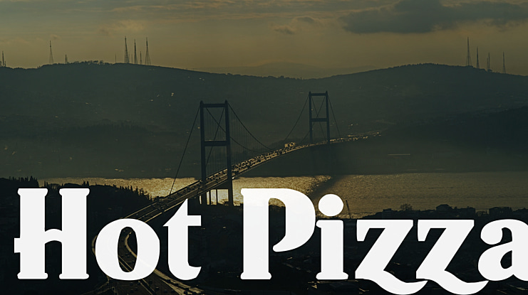 Hot Pizza Font