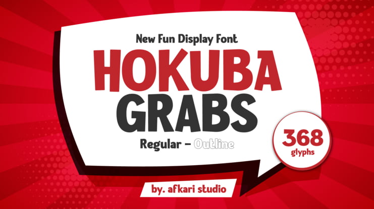 Hokuba Grabs Font Family