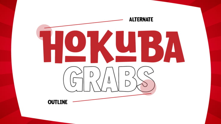 Hokuba Grabs Font Family