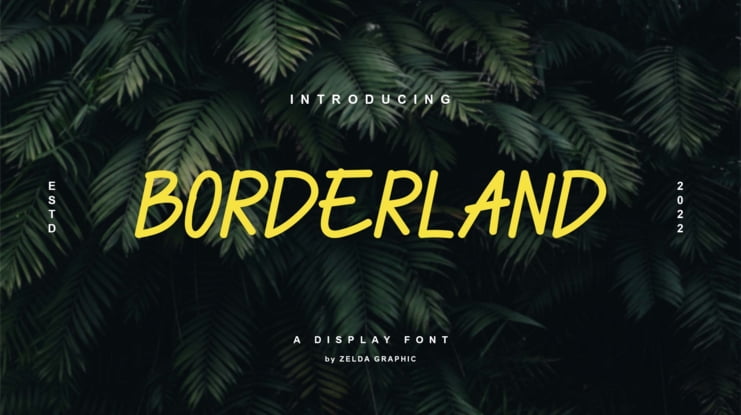Borderland Font Family