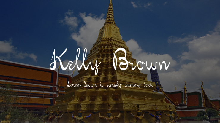 Kelly Brown Font