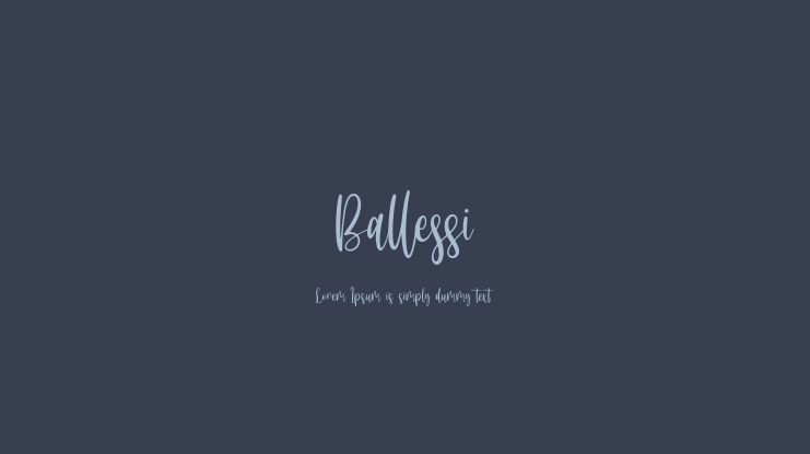 Ballessi Font