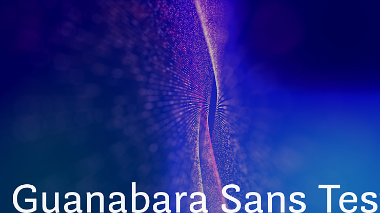 Guanabara Sans Test Font Family