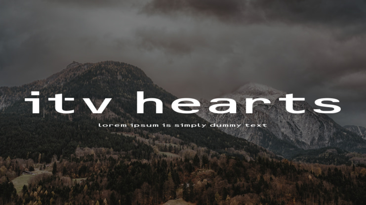 ITV Hearts Font