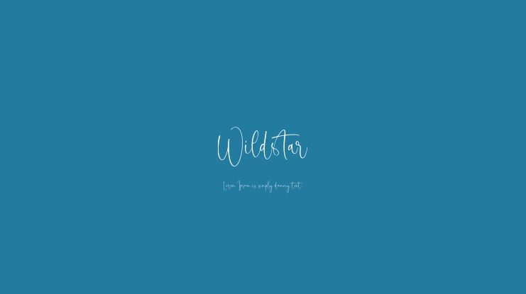 Wildstar Font