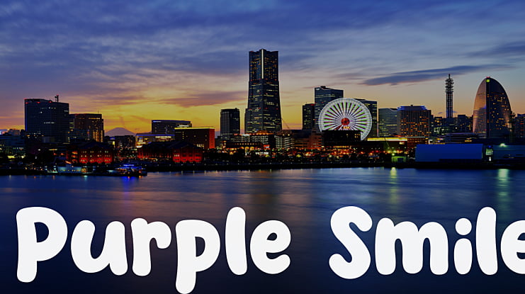 Purple Smile Font