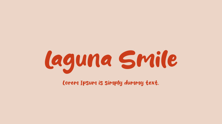 Laguna Smile Font