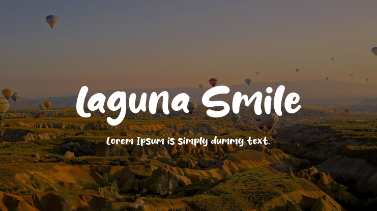 Laguna Smile Font