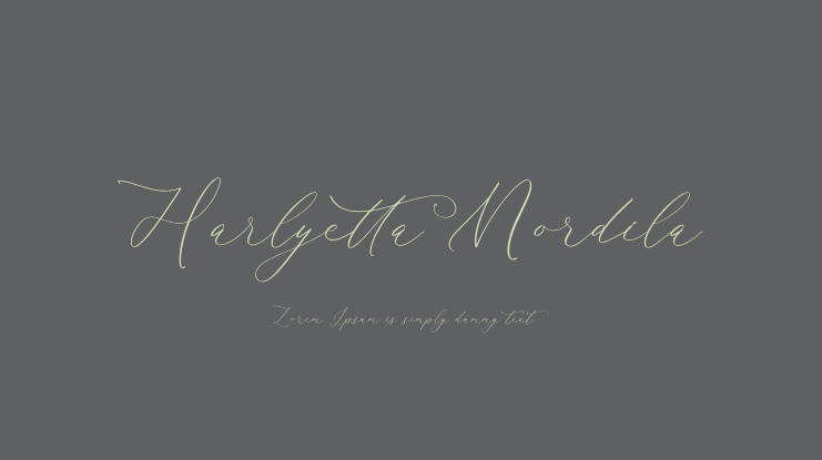 Harlyetta Mordila Font