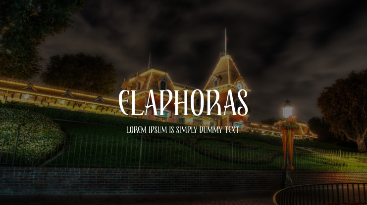 ELAPHORAS Font