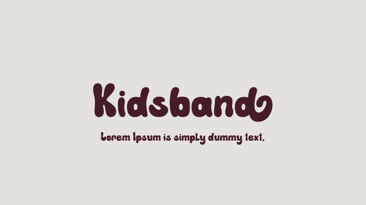 Kidsband Font