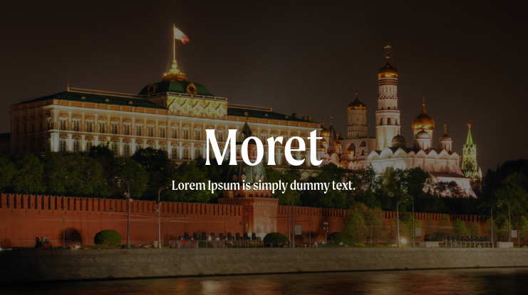 Moret Font Family