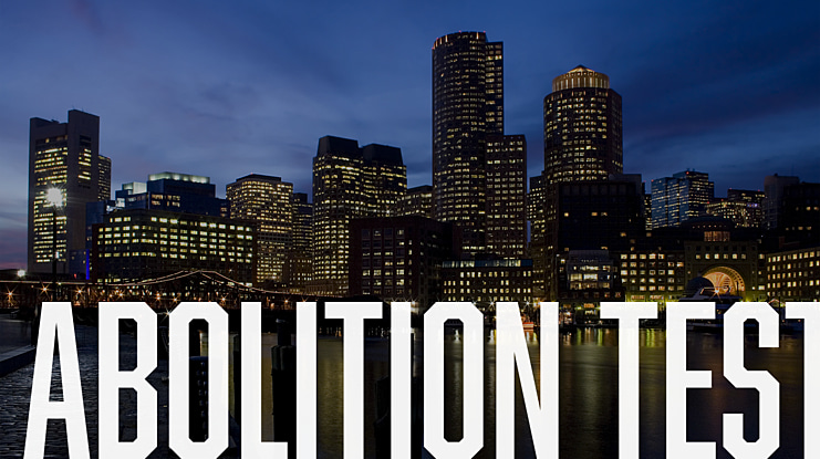 Abolition Test Font Family