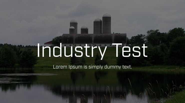 Industry Test Font Family