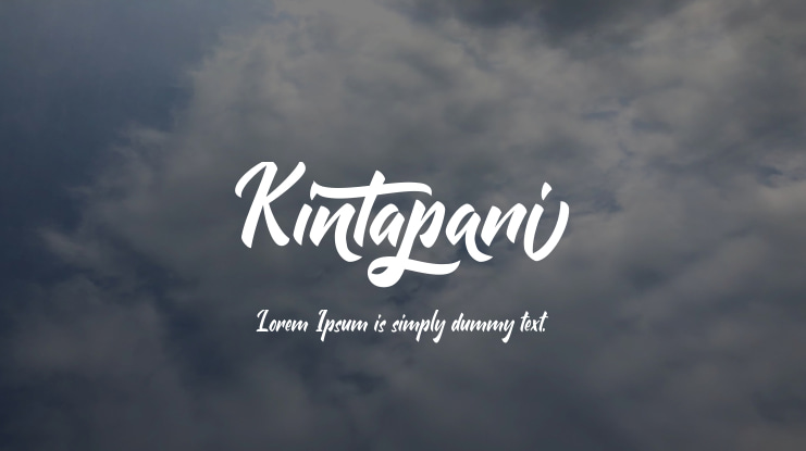 Kintapani Font