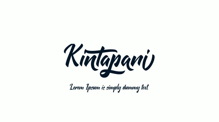 Kintapani Font