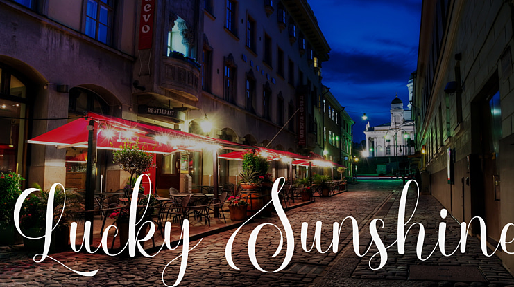 Lucky Sunshine Font
