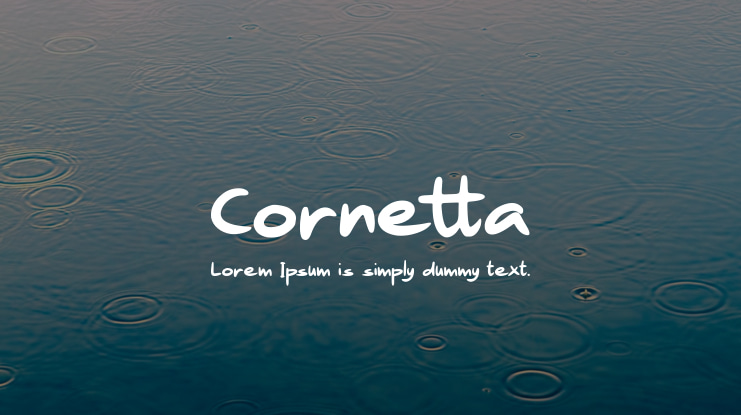 Cornetta Font