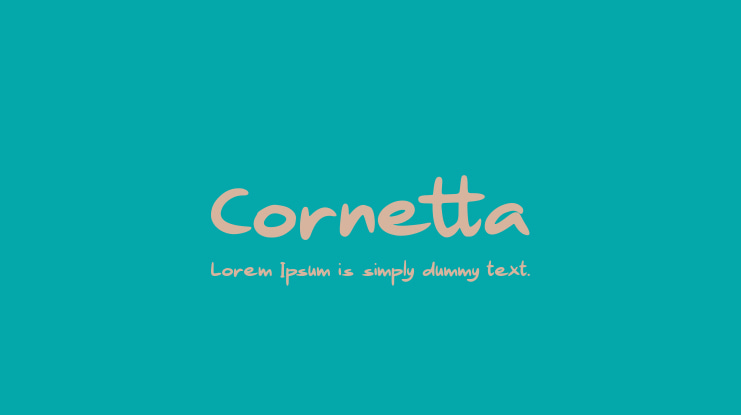 Cornetta Font
