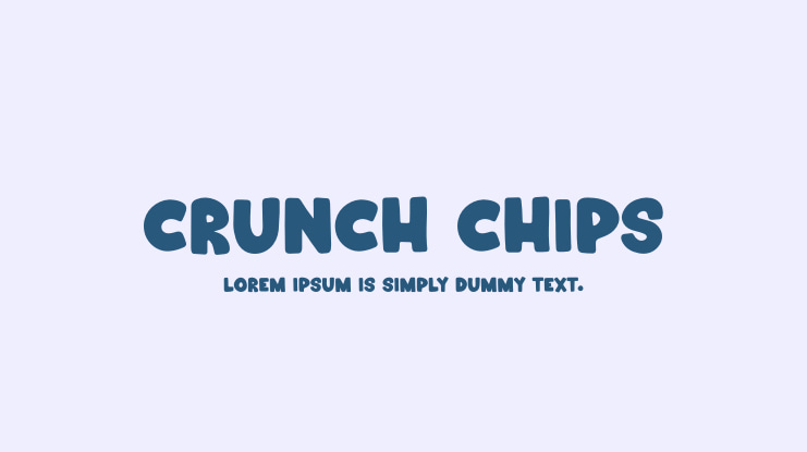 Crunch Chips Font Family