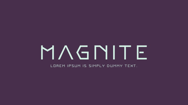 Magnite Font