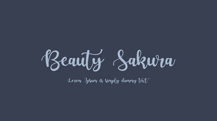 Beauty Sakura Font