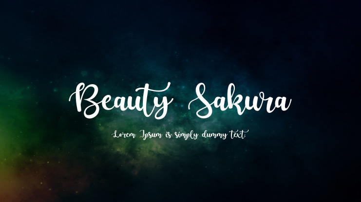 Beauty Sakura Font