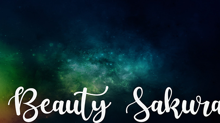 Beauty Sakura Font