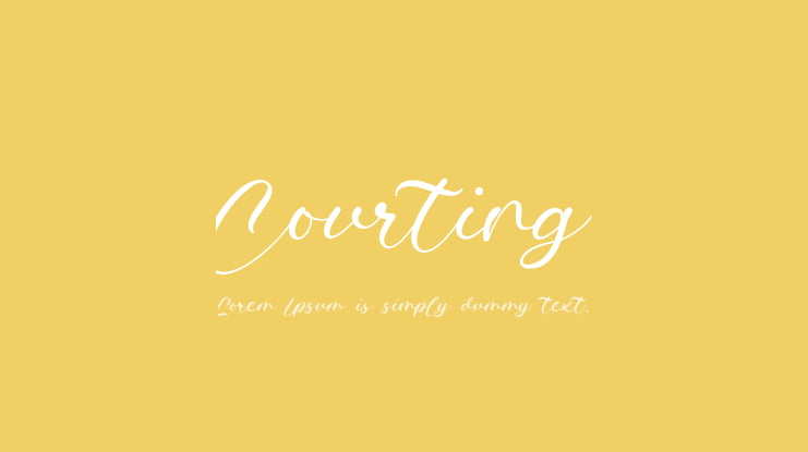 Courting Font