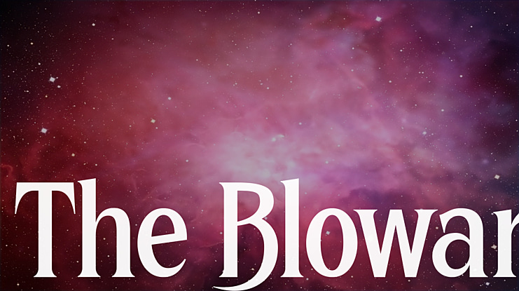 The Blowar Font