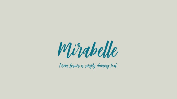 Mirabelle Font