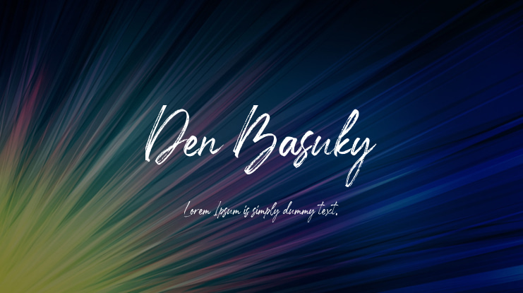 Den Basuky Font