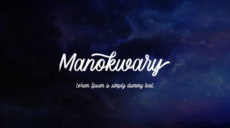 Manokwary Font