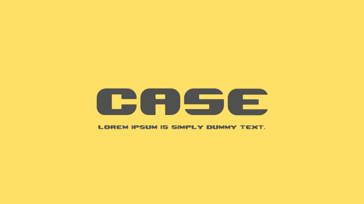 Case Font
