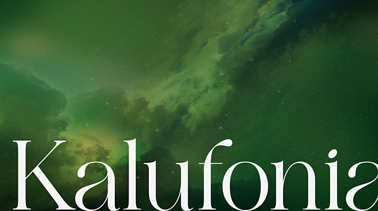 Kalufonia Font