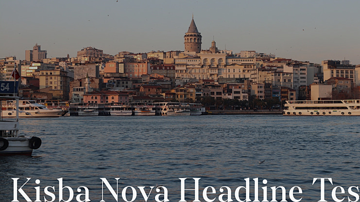 Kisba Nova Headline Test Font Family