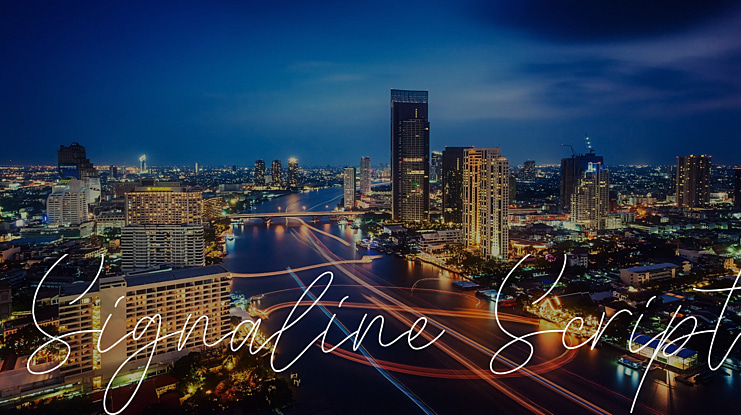 Signaline Script Font