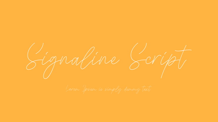 Signaline Script Font